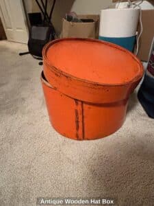 Antique-Wooden-Hat-Box