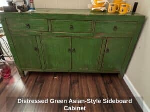 Distressed-Green-Asian-Style-Sideboard-Cabinet