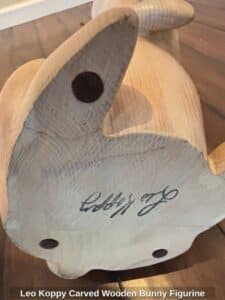 Leo-Koppy-Carved-Wooden-Bunny-Figurine-second-image