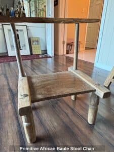 Primitive-African-Baule-Stool-Chair-second-image