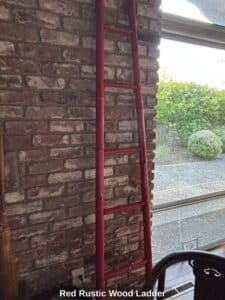 Red-Rustic-Wood-Ladder