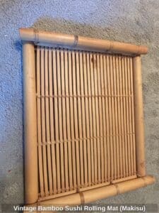 Vintage-Bamboo-Sushi-Rolling-Mat-Makisu