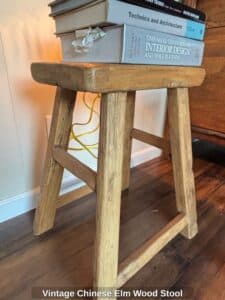 Vintage-Chinese-Elm-Wood-Stool