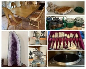 San Clemente Coastal Estate Sale – Curated Treasures, Rocks, Minerals, Collected Finds