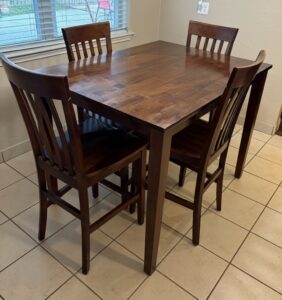 East-West-Furniture-Piece-Dining-Set-in-Espresso-second-image