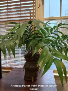 Artificial-Parlor-Palm-Plant-in-Woven-Basket