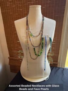 Assorted-Beaded-Necklaces-with-Glass-Beads-and-Faux-Pearls