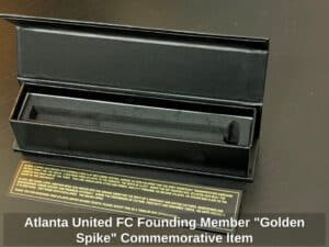 Atlanta-United-FC-Founding-Member-Golden-Spike-Commemorative-Item
