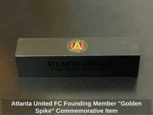 Atlanta-United-FC-Founding-Member-Golden-Spike-Commemorative-Item-second-image
