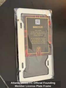 Atlanta-United-FC-Official-Founding-Member-License-Plate-Frame-second-image