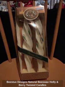 Beestux-Designs-Natural-Beeswax-Holly-Berry-Twisted-Candles