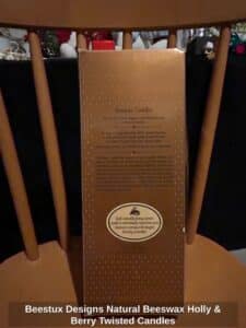 Beestux-Designs-Natural-Beeswax-Holly-Berry-Twisted-Candles-second-image