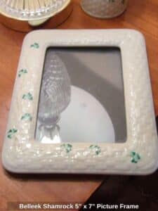 Belleek-Shamrock-x-Picture-Frame