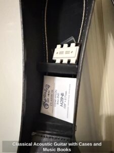 Classical-Acoustic-Guitar-with-Cases-and-Music-Books-second-image