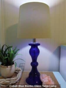 Cobalt-Blue-Blenko-Glass-Table-Lamp