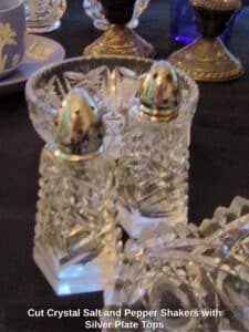 Cut-Crystal-Salt-and-Pepper-Shakers-with-Silver-Plate-Tops