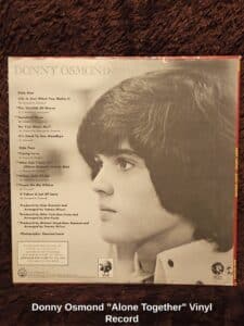 Donny-Osmond-Alone-Together-Vinyl-Record-second-image