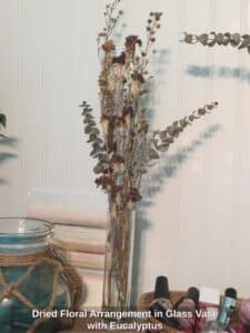 Dried-Floral-Arrangement-in-Glass-Vase-with-Eucalyptus