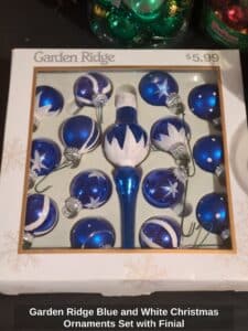 Garden-Ridge-Blue-and-White-Christmas-Ornaments-Set-with-Finial