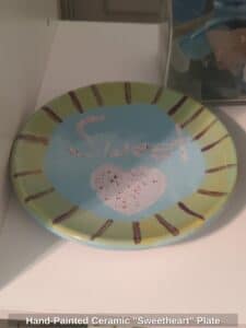 Hand-Painted-Ceramic-Sweetheart-Plate