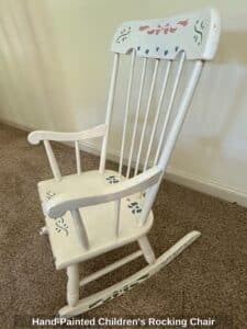 Hand-Painted-Childrens-Rocking-Chair