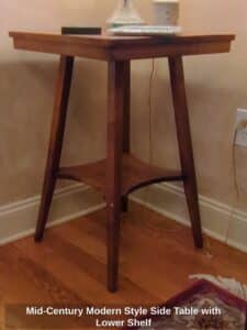 Mid-Century-Modern-Style-Side-Table-with-Lower-Shelf