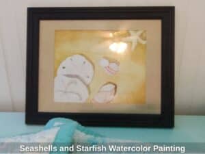 Seashells-and-Starfish-Watercolor-Painting