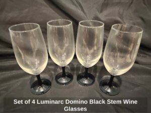 Set-of-Luminarc-Domino-Black-Stem-Wine-Glasses