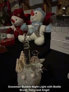 Snowman-Bubble-Night-Light-with-Bottle-Brush-Trees-and-Angel-second-image