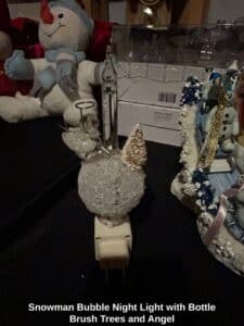Snowman-Bubble-Night-Light-with-Bottle-Brush-Trees-and-Angel-third-image