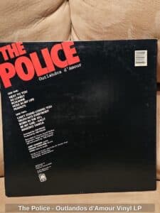 The-Police-Outlandos-dAmour-Vinyl-LP-second-image