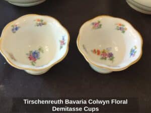 Tirschenreuth-Bavaria-Colwyn-Floral-Demitasse-Cups