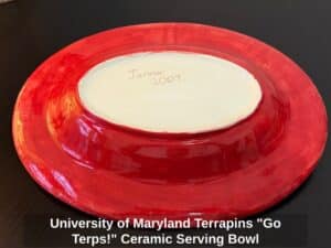 University-of-Maryland-Terrapins-Go-Terps-Ceramic-Serving-Bowl-second-image
