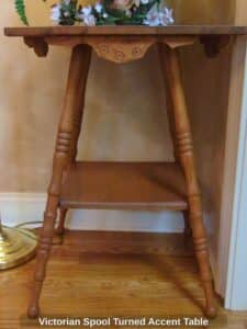 Victorian-Spool-Turned-Accent-Table