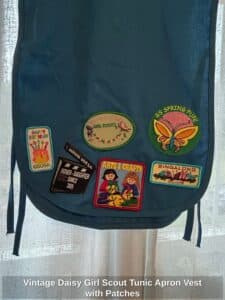 Vintage-Daisy-Girl-Scout-Tunic-Apron-Vest-with-Patches-third-image