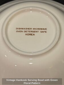 Vintage-Hankook-Serving-Bowl-with-Green-Floral-Pattern-third-image