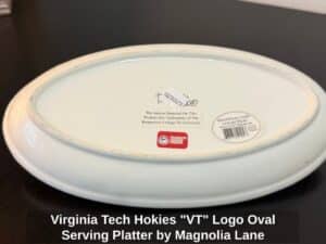 Virginia-Tech-Hokies-VT-Logo-Oval-Serving-Platter-by-Magnolia-Lane-Collection-second-image