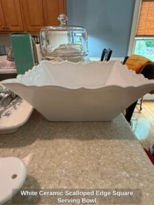 White-Ceramic-Scalloped-Edge-Square-Serving-Bowl-second-image