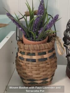 Woven-Basket-with-Faux-Lavender-and-Terracotta-Pot