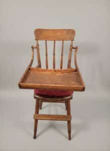 Antique-Jenny-Lind-Spindle-Back-High-Chair