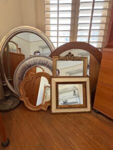 Collection-of-Five-Decorative-Wall-Mirrors