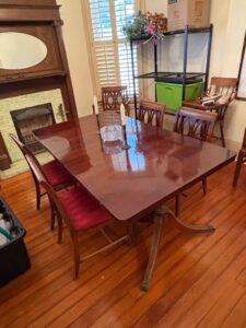 Duncan-Phyfe-Style-Mahogany-Dining-Set-second-image