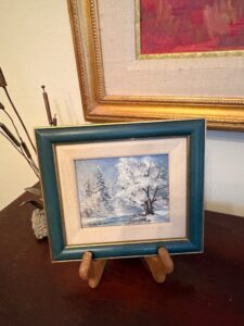 E.-Mende-Winter-Landscape-Oil-Painting