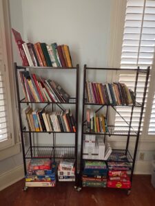 Pair-of-Origami-Tier-Folding-Wire-Shelving-Units