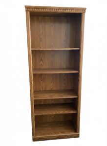 Traditional-Oak-Veneer-Bookcase