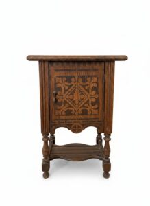 Victorian-Oak-Nightstand-with-Marquetry-Inlay