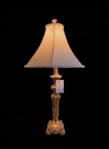 Vintage-Hollywood-Regency-Style-Table-Lamp-with-Fluted-Column-Base