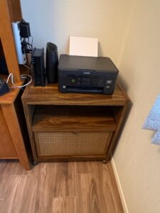Mid-Century-Modern-Style-Printer-Stand-with-Cane-Front