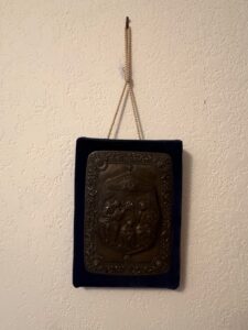 Russian-Orthodox-Bronze-Icon-Plaque-Coronation-of-the-Virgin