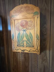 Vintage-Hand-Painted-Floral-Wall-Cabinet
